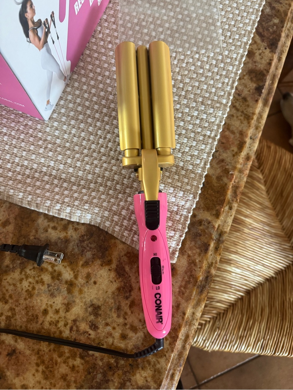 Conair 3-barrel ceramic hair waver